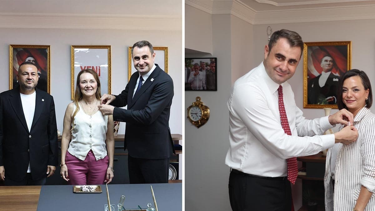 İki belediye başkanı CHP'den ayrılarak YENİ Parti'ye katıldı