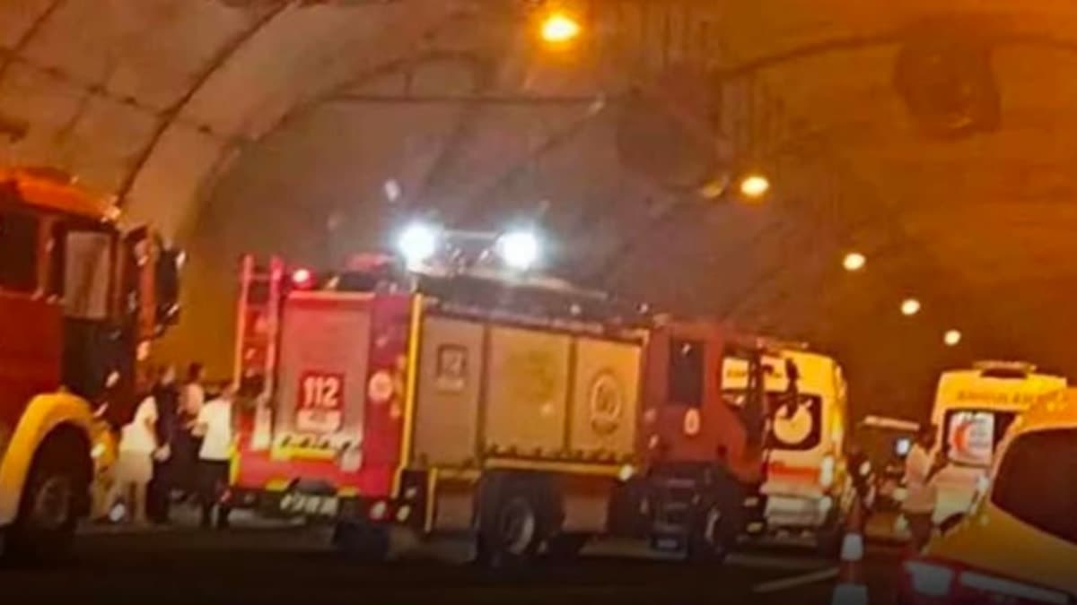 Kuzey Marmara Otoyolu'nda tünel içinde korkunç kaza: Can pazarı yaşandı