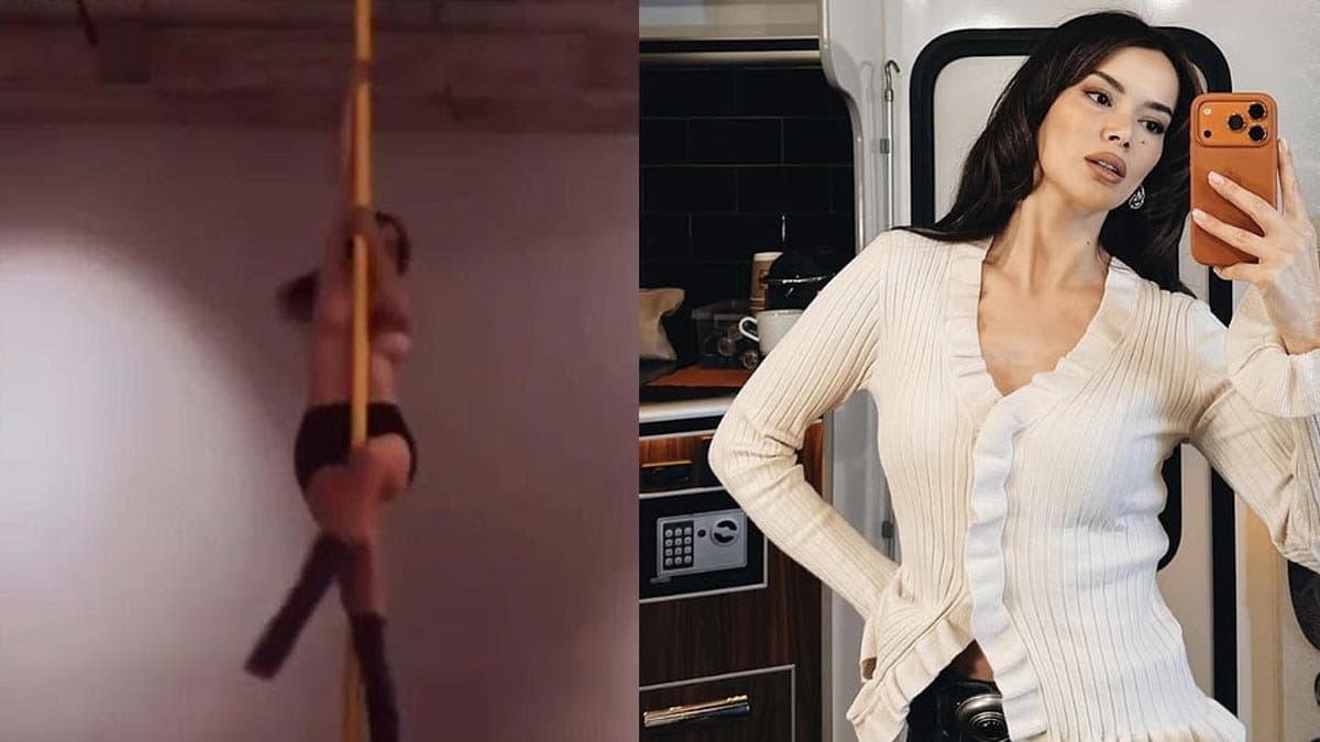 Kızılcık Şerbeti'nin yıldızı Seray Kaya yeni rolü için direk dansına başladı