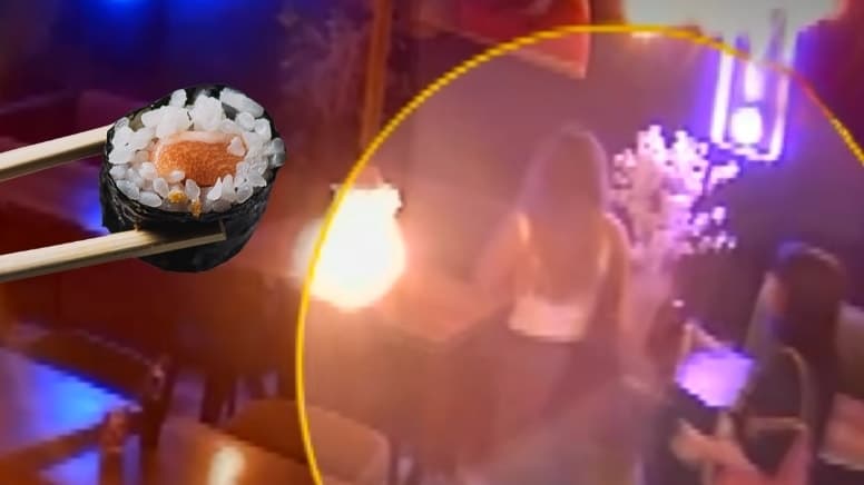 Suşi restoranında korkunç kaza: Müşteri iki kat aşağı düştü, vücudunda ağır yanıklar oluştu