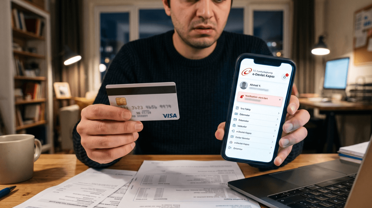e-Devlet'ini düzenli kontrol etmeyenler yandı: Kredi kartı borçlularına icra tehlikesi