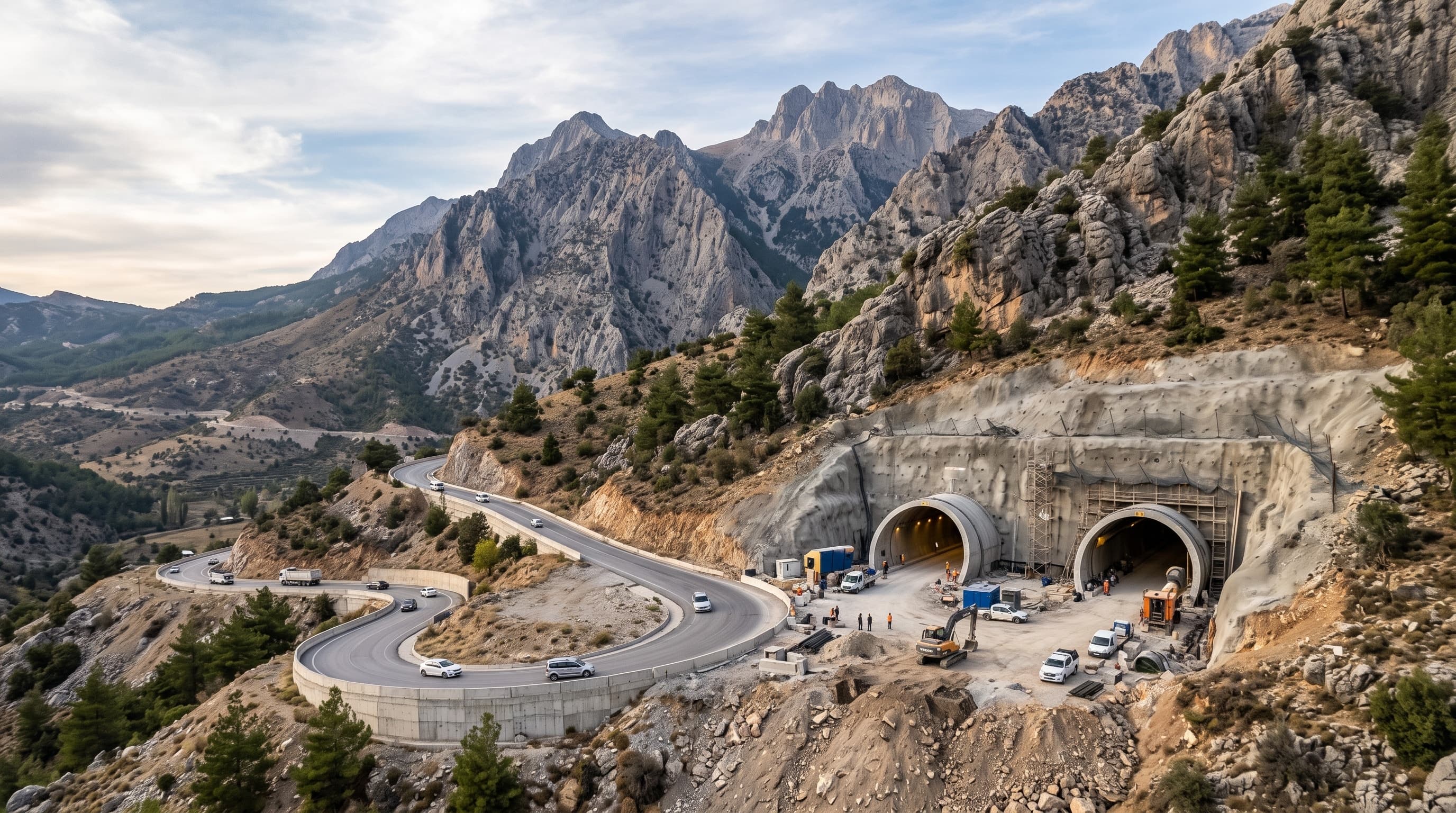 Türkiye'de dağın altına dev tünel inşa ediliyor: İki şehir arasındaki ulaşım çilesi bitiyor