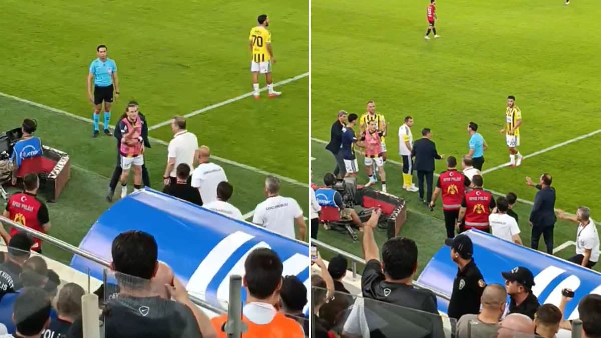 Kerem Aktürkoğlu yedek kulübesinde öfke krizi geçirdi