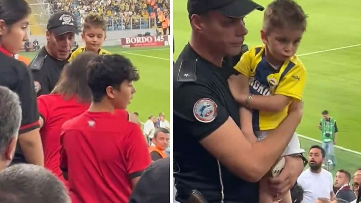 Gençlerbirliği-Fenerbahçe maçında skandal görüntüler!