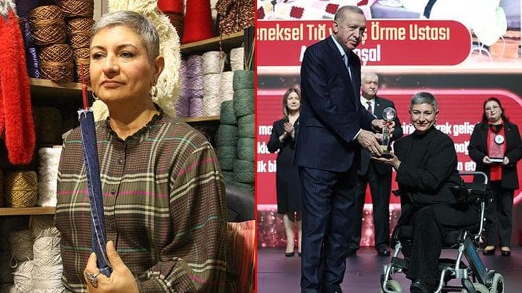 17 Ağustos'ta ailesini ve uzuvlarını kaybetti, tek elle örgü örerek UNESCO ödülü aldı