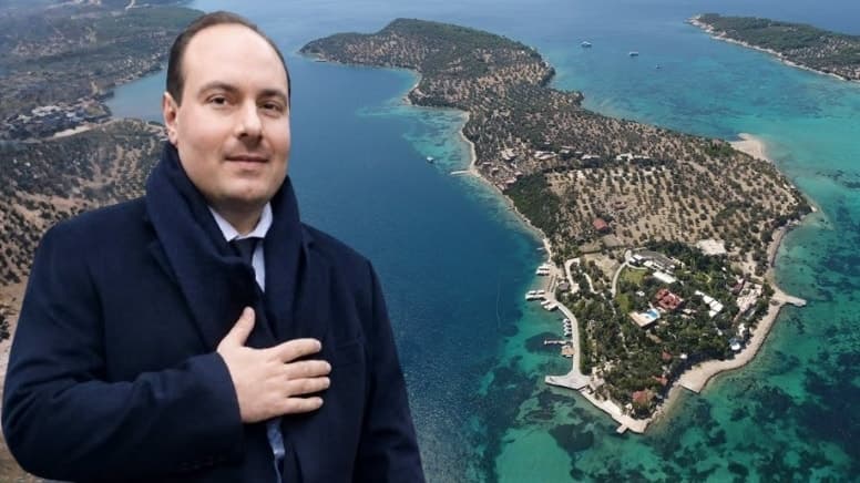 İzmir açıklarındaki cennet ada bir tarikatın malı olduğu ortaya çıktı