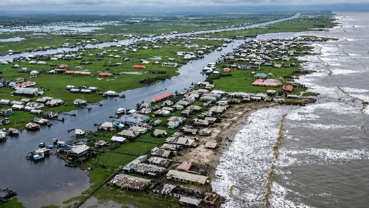 10 Bin Kişilik Balıkçı Kasabası Deniz Suları Altında Kaybolma Tehlikesinde