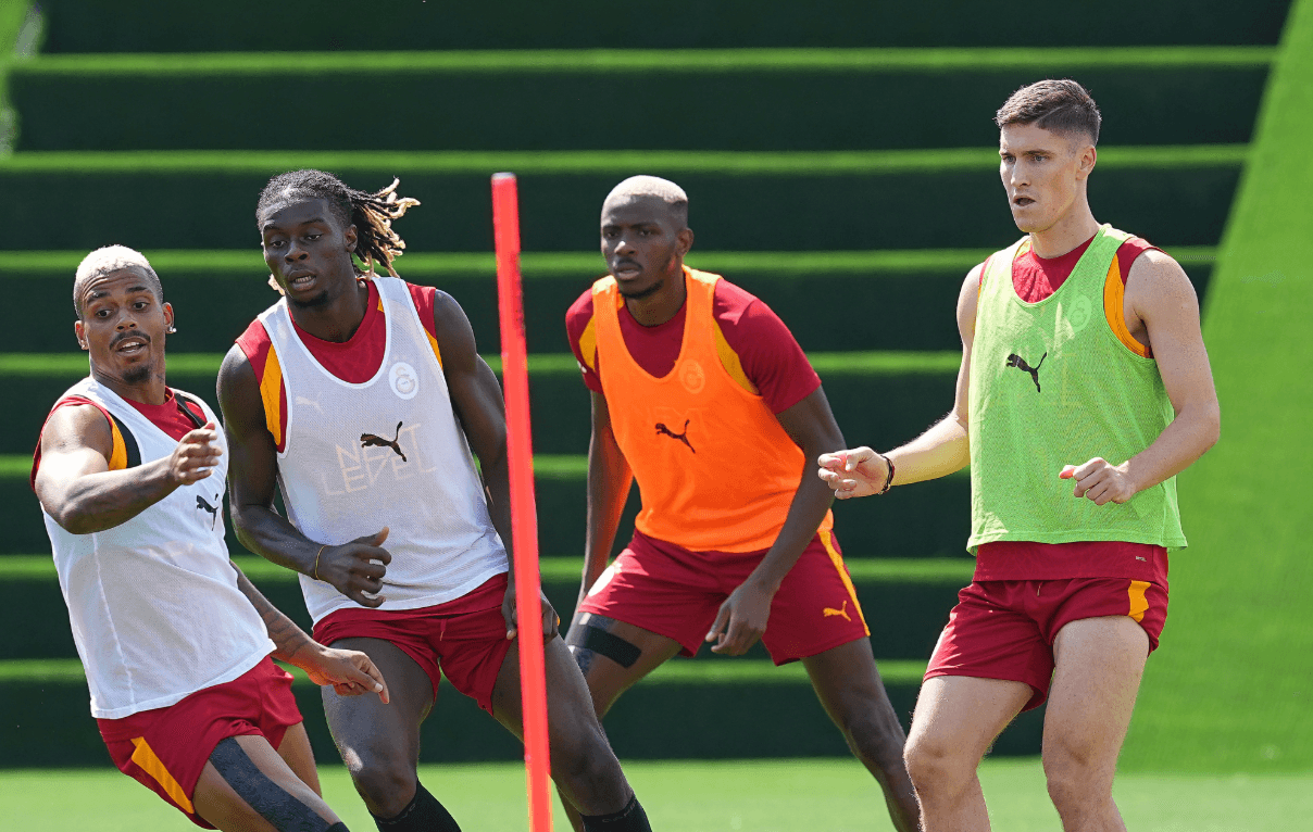 Galatasaray, Erzurum deplasmanı öncesi çalışmalarını sürdürüyor
