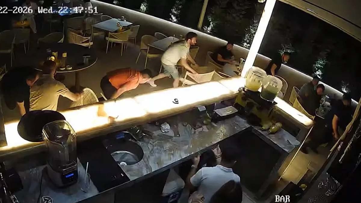 İş insanı Çağlıköse'ye kafede düzenlenen bıçaklı saldırının güvenlik kamerası görüntüleri ortaya çıktı
