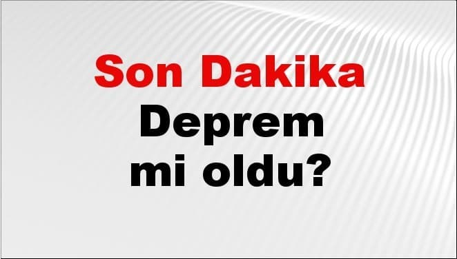 Muğla Marmaris'te 4.1 büyüklüğünde deprem meydana geldi