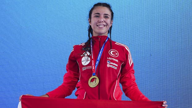 Milli pentatlet İlke'den tarihi Avrupa şampiyonluğu