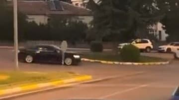 Elazığ'da plakasını gizleyip drift yapan sürücü, bu kez kavşakta kameraya yakalandı
