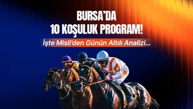 Bursa Osmangazi Hipodromu'nda nefes kesen gün: 10 koşuluk programda Ertuğrul Gazi heyecanı