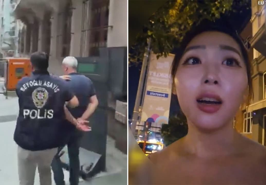 Taksim'de Güney Koreli yayıncıyı taciz eden şüpheli yakalandı