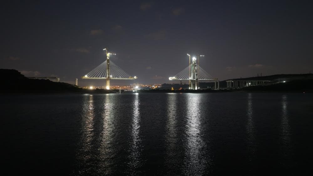 İstanbul'un yeni simgesi yükseliyor: Sazlıdere Köprüsü'nde sona doğru