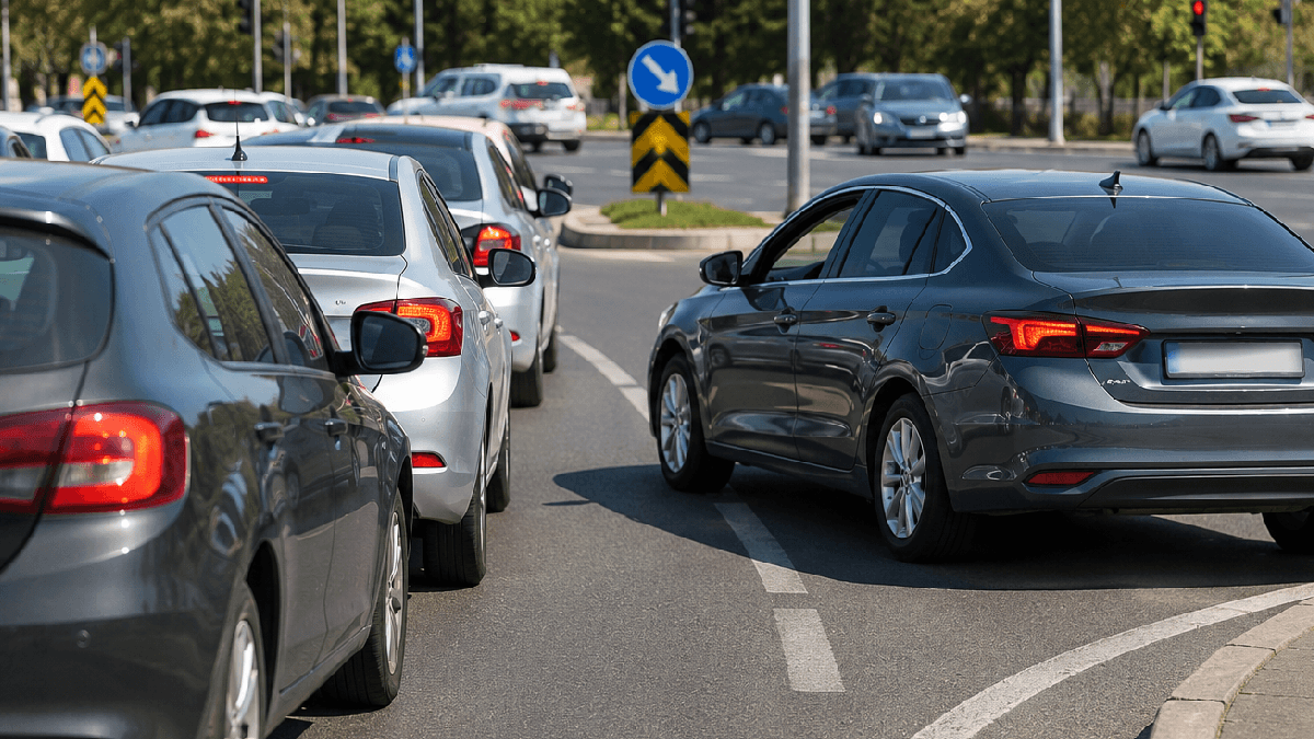 Trafikte aradan kaynak yapan yandı: Cezası belli oldu