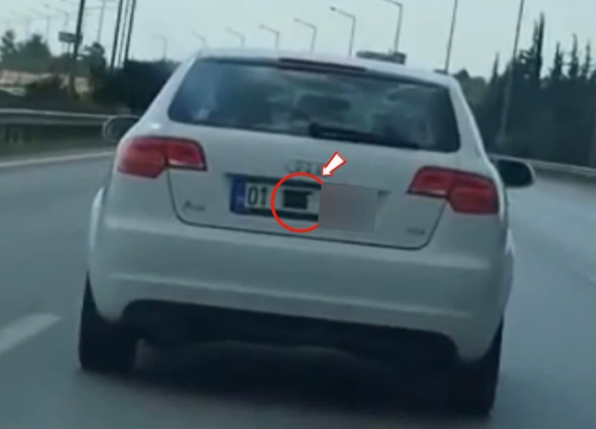Otoyolda plaka gizleyerek seyreden araca 140 bin TL ceza