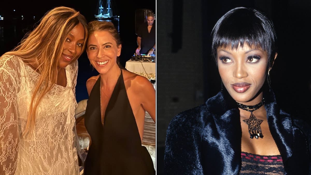 Ünlü süpermodel Naomi Campbell, Bozburun'da DJ kabinine geçti