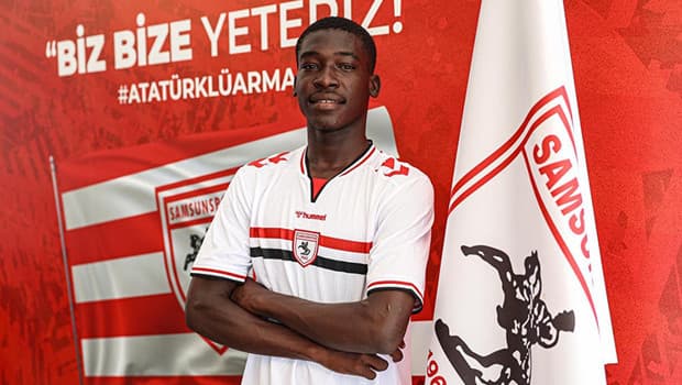 Samsunspor, Çadlı orta saha oyuncusu Daniel ile 5 yıllık anlaşma imzaladı