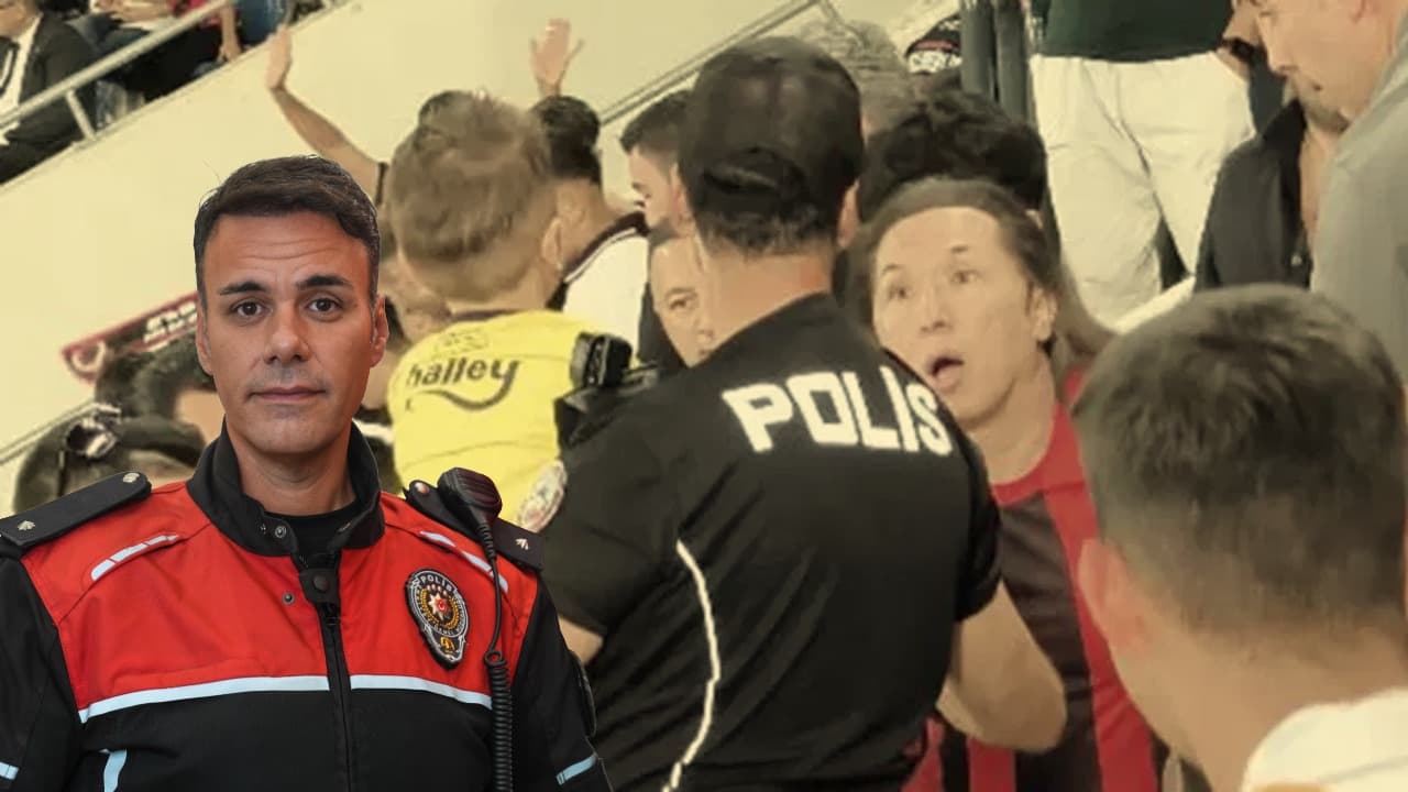 Fenerbahçeli çocuğu tribünden kurtaran polisin yürek titreten anları: 'Abiler kızacak mı?'