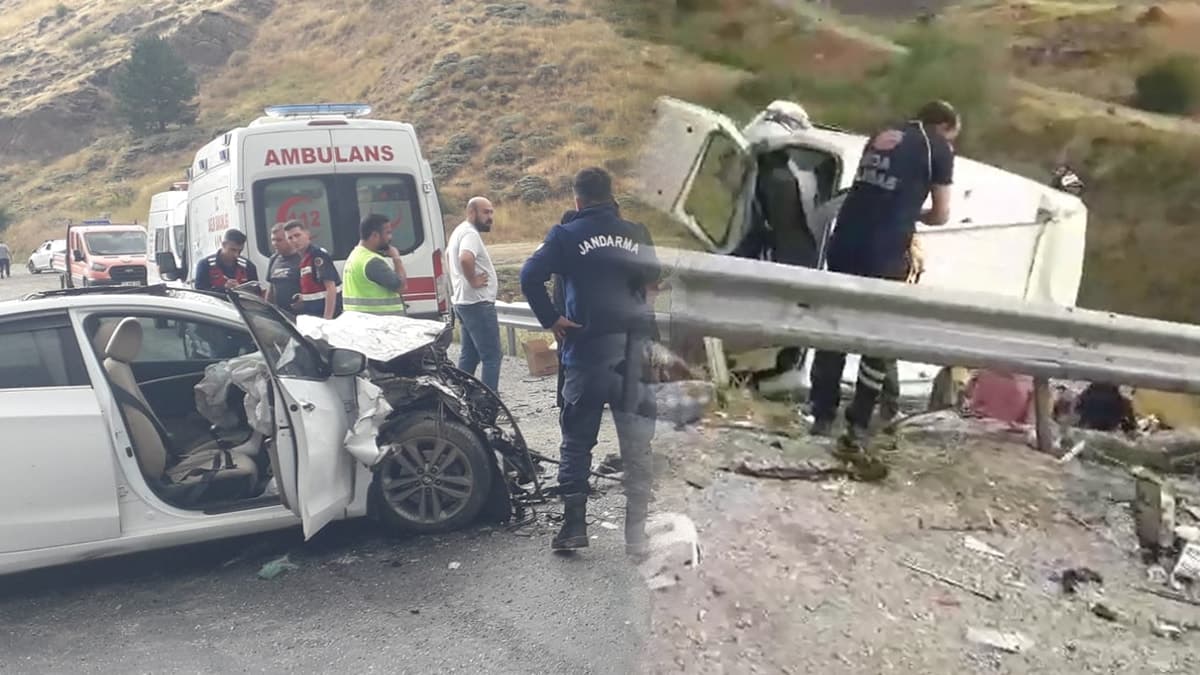 Sivas'ta trafik kazası: 6'sı çocuk 11 kişi yaralandı